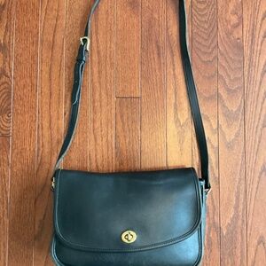 Vintage COACH Black Leather Purse